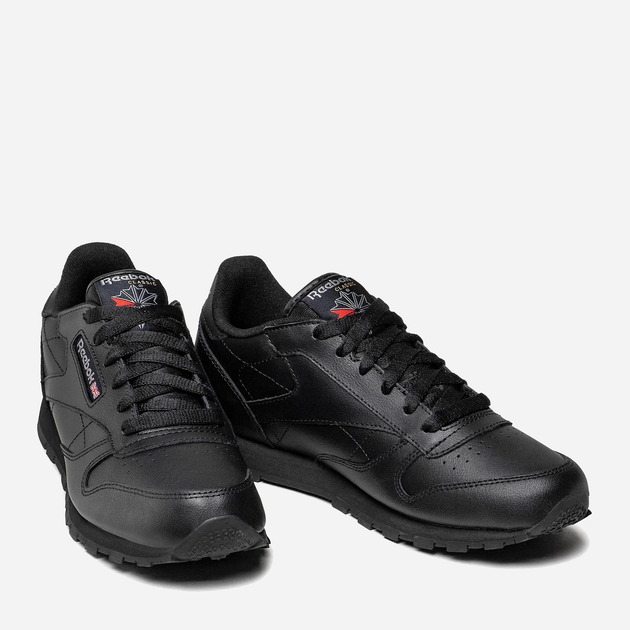Buty sportowe młodzieżowe dla dziewczynki Reebok Classic Leather 50149 36 (4.5US) 23.5 cm Czarne (664712424259) - obraz 3