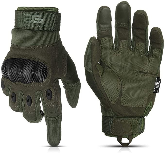 Тактичні рукавички Glove Station розмір Medium Green - зображення 1