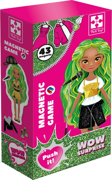 Магнитная одевалка Vladi Toys Wow Surprise Singer (VT3210-13) - Фото 1 Магнитная одевалка Vladi Toys Wow Surprise Singer (VT3210-13) - изображение 1