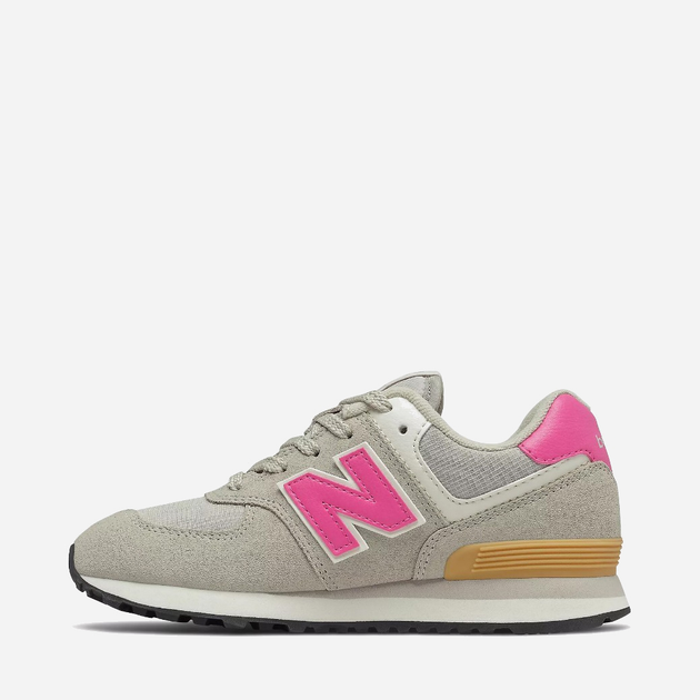 Buty sportowe dziecięce dla dziewczynki New Balance 574 PC574ME2 29 Szare (195173142272) - obraz 2