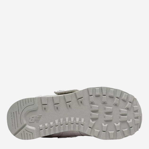 Buty sportowe dziecięce dla dziewczynki na rzepy New Balance 574 PV574SA2 30.5 Szare (195173159416) - obraz 4