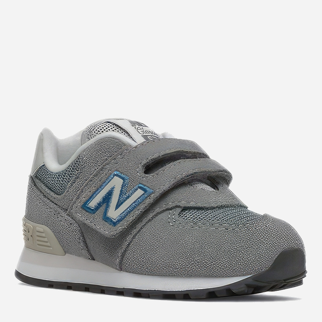 Buty sportowe chłopięce na rzepy New Balance 574 IV574BA1 25.5 Szare (195481364267) - obraz 2