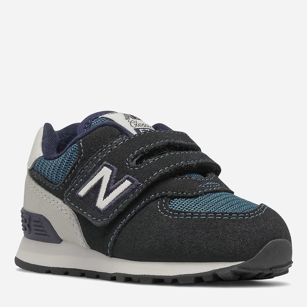 Buty sportowe chłopięce na rzepy New Balance 574 IV574BD1 23 Czarne (195481365097) - obraz 2