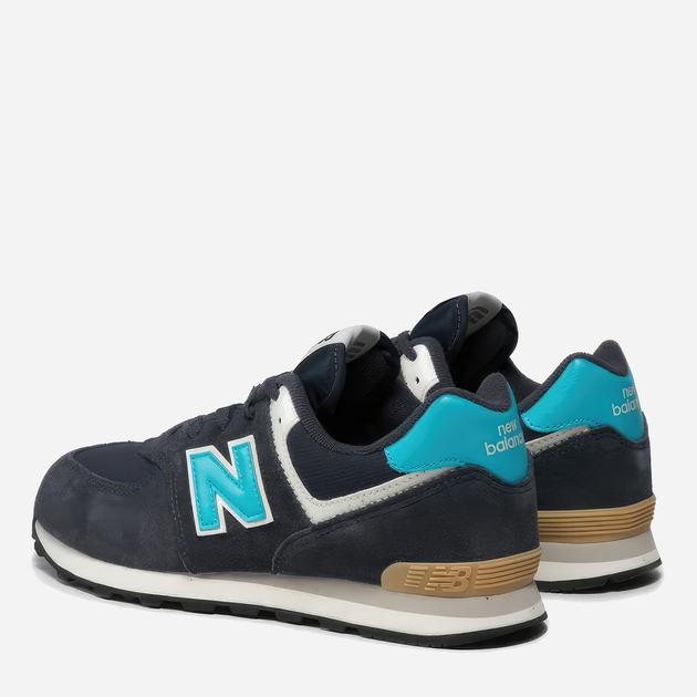 Buty sportowe chłopięce New Balance 574 PC574MS2 29 Ciemnoszare (195173141770) - obraz 4