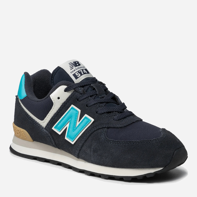 Buty sportowe chłopięce New Balance 574 PC574MS2 35 Ciemnoszare (195173141749) - obraz 2