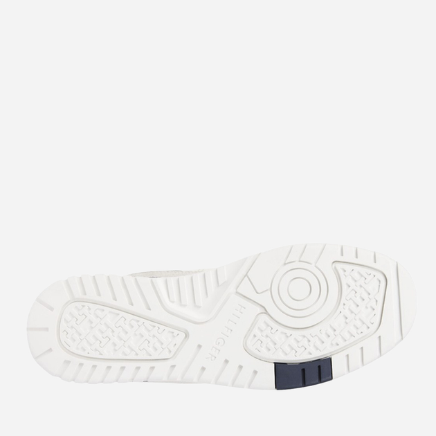 Sneakersy męskie skórzane Tommy Hilfiger FM0FM04794GTU 44 (11US) Brązowy/Biały (8720645234289) - obraz 5