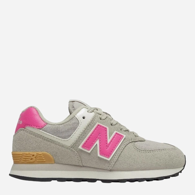 Дитячі кросівки для дівчинки New Balance 574 PC574ME2 28 Сірі з