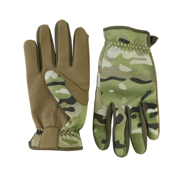 Рукавички тактичні Kombat UK Delta Fast Gloves L MultiCam (1000-kb-dfg-btp-l) - зображення 2