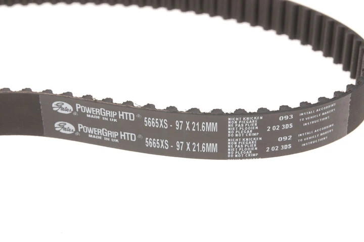Ремень ГРМ Gates 5665XS Zaz Vida; Chery Amulet 4801007081BA, 477F1007073 - изображение 2
