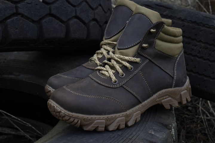 Демисезонные Берцы Тактические Ботинки Мужские Кожаные 46р (30,5 см) MSD-000101-RZ46 - изображение 2