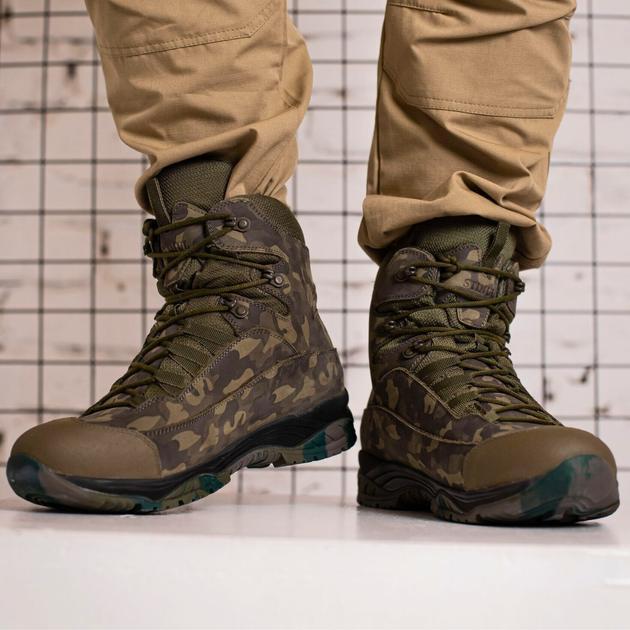 Демисезонные Берцы Тактические Ботинки Мужские Кожаные 39р (26,2 см) STD-000049-RZ39 - изображение 1