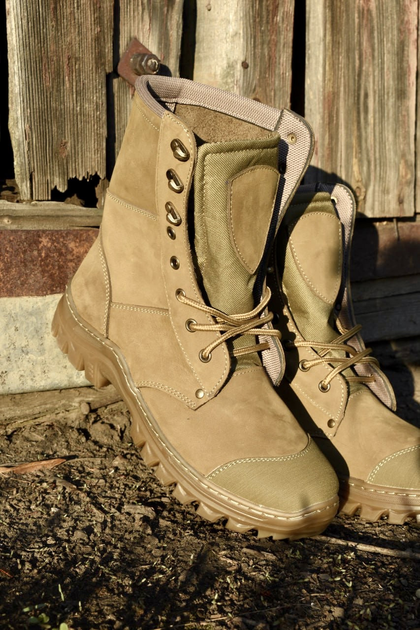 Демисезонные Берцы Тактические Ботинки Мужские Кожаные 46р (30,5 см) MSD-000037-RZ46 - изображение 2