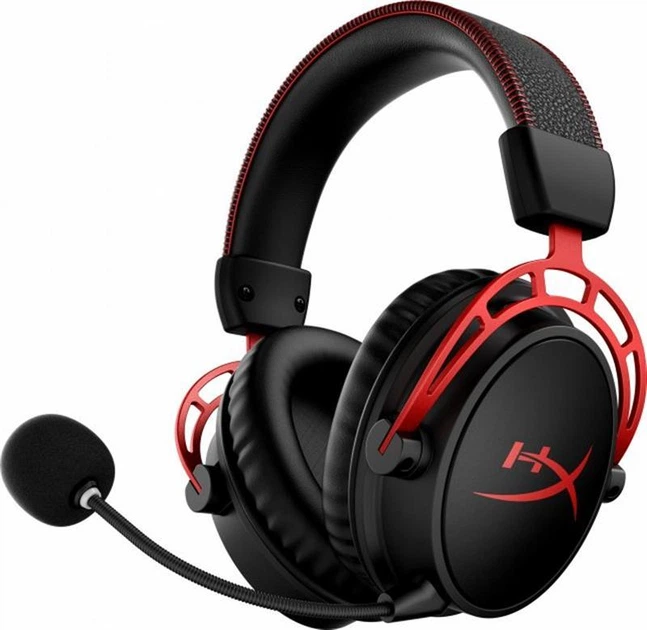 Гарнитура HyperX Cloud Alpha Wireless Black/Red (4P5D4AA) - Фото 1 Гарнитура HyperX Cloud Alpha Wireless Black/Red (4P5D4AA) - изображение 1