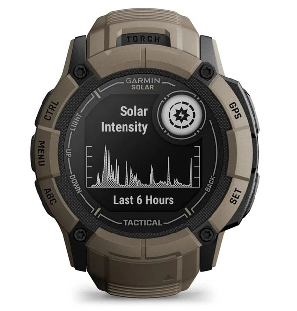 Смарт-годинник Garmin Instinct 2X Solar Tactical Coyote Tan (010-02805-64) - изображение 2