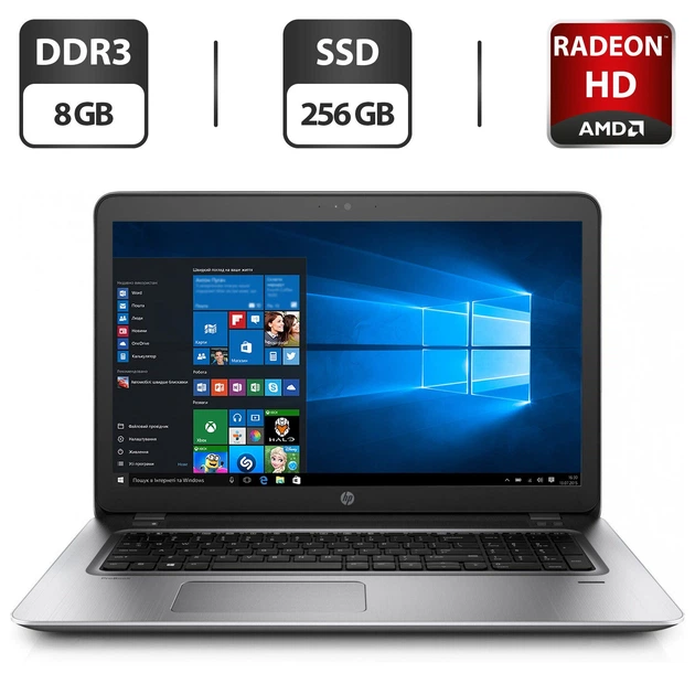 Ноутбук HP ProBook 470 G1 / 17.3" TN / Core i3-4000M (2(4) ядра по 2.4GHz) / 8GB DDR3 / 256GB SSD / Radeon HD 8750M, 1 GB GDDR3, 128-bit / WebCam / DVD-ROM / HDMI б/у - Фото 1 Ноутбук HP ProBook 470 G1 / 17.3" TN / Core i3-4000M (2(4) ядра по 2.4GHz) / 8GB DDR3 / 256GB SSD / Radeon HD 8750M, 1 GB GDDR3, 128-bit / WebCam / DVD-ROM / HDMI б/у - изображение 1