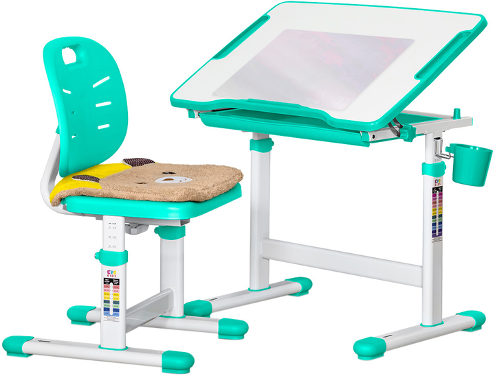 Комплект Evo-kids Evo-06 Ergo Green (стол + стул) (Evo-06 Ergo Z) - изображение 1