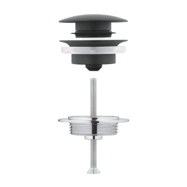 Набор смесителей 3 в 1 для ванной комнаты Grohe QuickFix Start Black UA303304TM - изображение 5