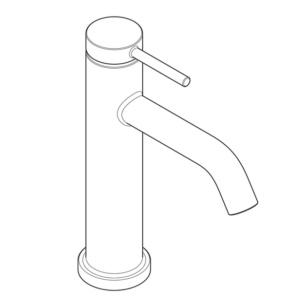 Змішувач для раковини 110 CoolStart Hansgrohe Tecturis S (колір - білий матовий), без донного клапана 73312700 - Фото 5 Змішувач для раковини 110 CoolStart Hansgrohe Tecturis S (колір - білий матовий), без донного клапана 73312700 - зображення 5