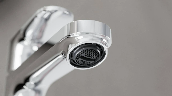 Смеситель для раковины 110 CoolStart EcoSmart+ Hansgrohe Rebris S (цвет - хром), с донным клапаном 72588000 - изображение 2