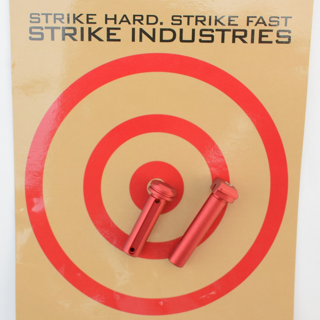 Сверхлегкие пины ресивера AR-15 Strike industries SI-AR-UL-EPTP-RED красные - изображение 1