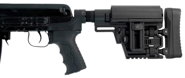 Приклад AR-10 / AR-15 DLG TBS TACTICAL DLG-011 Mil-Spec з регулюванням тильника і підщічника - зображення 2