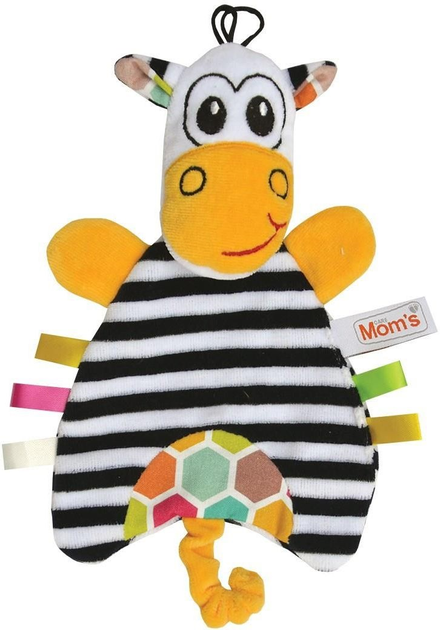 Lalka do ręki Hencz Toys Przytulanka kontrastowa Zebra 25 cm (5907784469342) - obraz 1