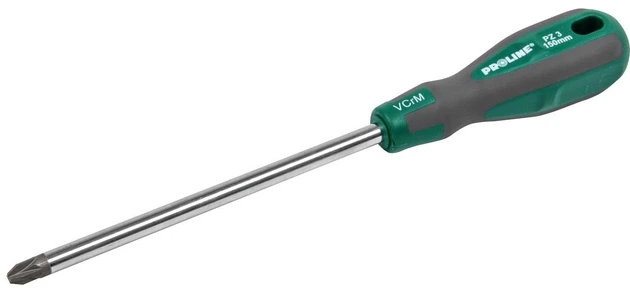 Отвертка Proline крестообразная Soft-Touch PZ3 х 150 мм Cr-V-Mo (10175) - Фото 1 Отвертка Proline крестообразная Soft-Touch PZ3 х 150 мм Cr-V-Mo (10175) - изображение 1
