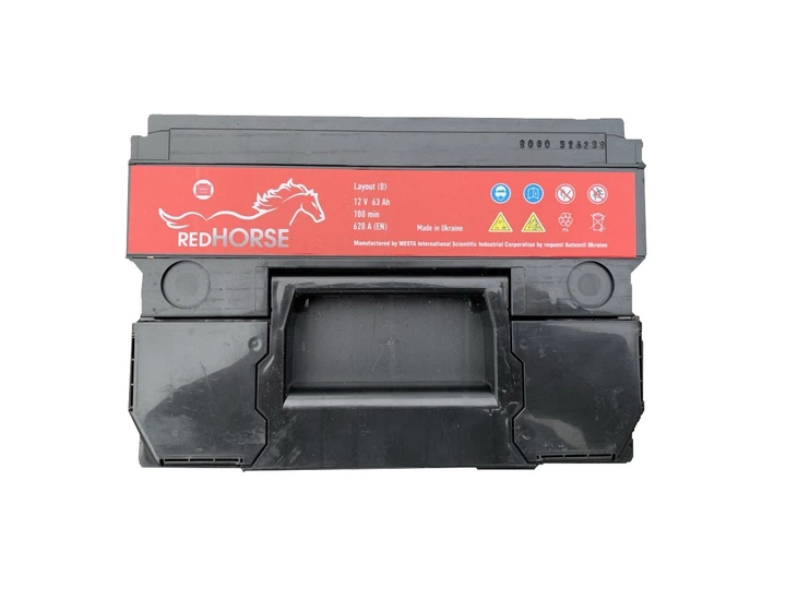 Автомобильный аккумулятор Red Horse 63 Ah/12V 620A (0) EFB Start/Stop - изображение 5