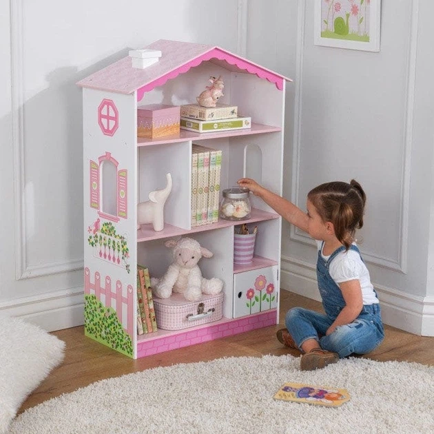 Кукольный домик KidKraft книжный шкаф Dolls House Cottage, 14604 - изображение 8