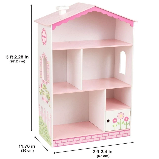 Кукольный домик KidKraft книжный шкаф Dolls House Cottage, 14604 - изображение 9