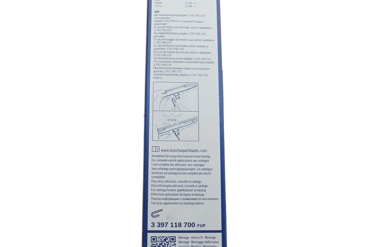 Двірники BOSCH 3397118700 Porsche 911; Land Rover Defender; Jeep WRANGLER II (TJ), WRANGLER III (JK); Mercedes G-Class - зображення 8