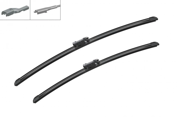 Двірники BOSCH 3397118966 Volvo XC90, V70, S60, S80, XC70; Volkswagen Tiguan; Land Rover Range Rover 5N1998002, 3397007430, LR078304 - зображення 2