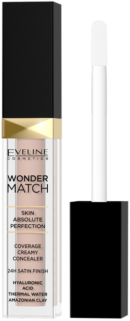 Рідкий консилер Eveline Cosmetics Wonder Match Concealer Peach 7 мл (5903416048428) - зображення 1