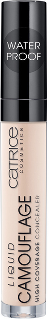 Korektor w płynie Catrice Liquid Camouflage High Coverage Concealer 007 Natural Rose wodoodporny 5 ml (4251232284300) - obraz 1