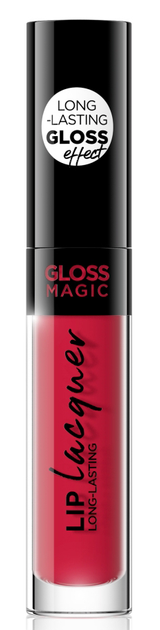 Лак для губ Eveline Cosmetics Gloss Magic Lip Lacquer 09 Vibrant Red-Rose 4.5 мл (5901761977493). - зображення 1