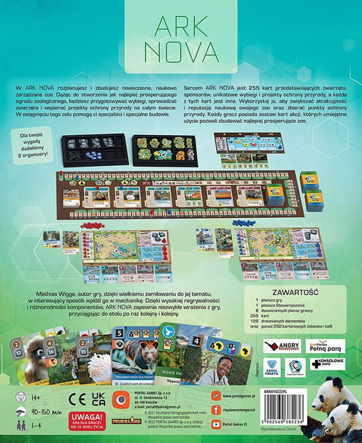Настільна гра Portal Games Ark Nova (5902560385236) - зображення 2