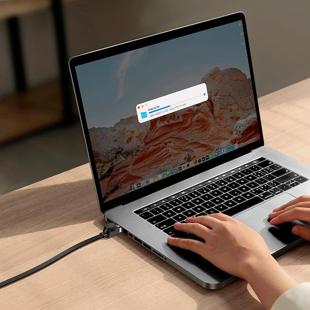 Кабель Baseus High Speed ​​Six types of RJ45 Gigabit network flat cable 1.5m WKJS000001 - зображення 7