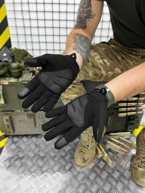 Тактичні рукавички M-Pact Tactical Gloves Black XL - зображення 1