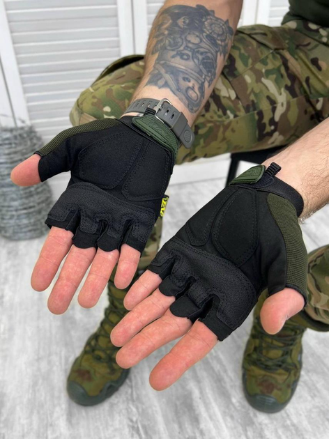 Тактичні рукавички Mechanix Wear M-Pact Olive Elite M - изображение 2