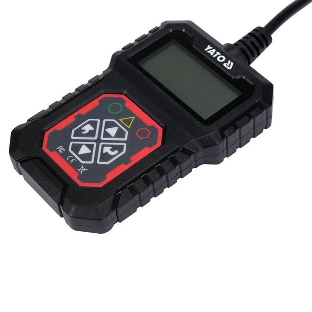 Тестер диагностический Yato OBD/EOBD автомобиля с LCD-дисплеем (YT-72978) - изображение 3