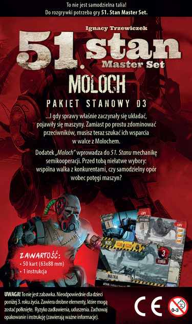 Додаток до настільної гри Portal Games 51 Stan Master Set: Молох (5902560383614) - зображення 2