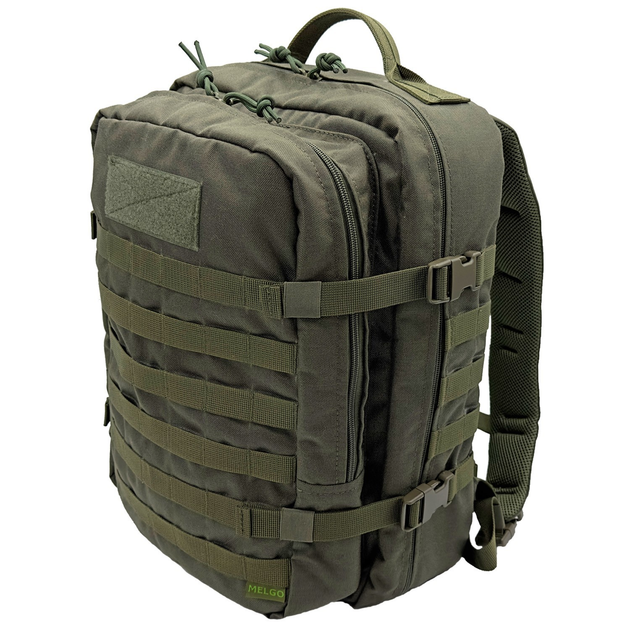 Рюкзак тактический 40 литров поликордура темная Олива (olive) MELGO армейский, штурмовой - изображение 1