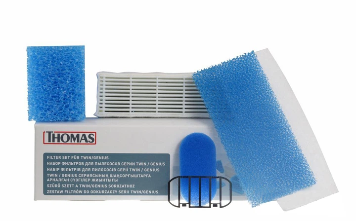 Комплект фільтрів Thomas для пилососів Twin/Genius/Hygiene