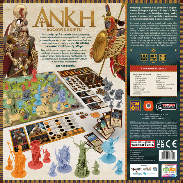 Настільна гра Portal Games Ankh: Боги Єгипту (5902560384314) - зображення 2
