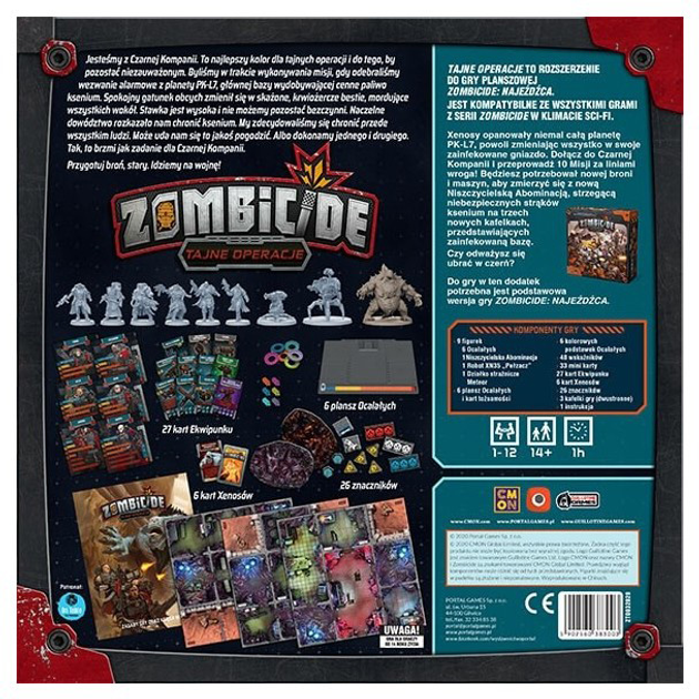 Додаток до настільної гри Portal Games Zombicide: Загарбник - Таємний Опер (5902560383003) - зображення 2