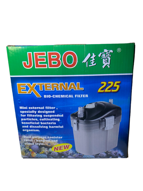 Виносний біофільтр 225 JEBO 5W Hmax 0,6m Qmax 420L/h - Фото 2 Виносний біофільтр 225 JEBO 5W Hmax 0,6m Qmax 420L/h - зображення 2