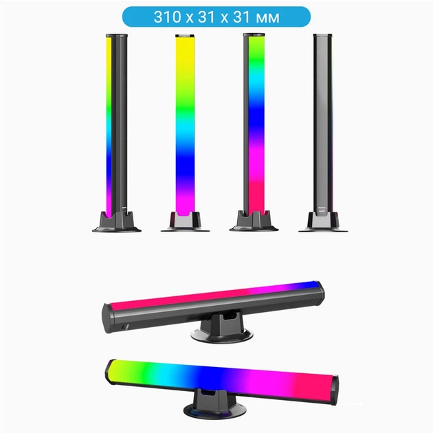 Світлодіодні RGB панелі Inspire S043 60LED (S043-1) - зображення 4