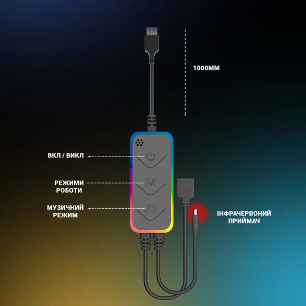 Кутова LED лампа RGB Inspire LD-0465 48LED (LD-0465-1) - зображення 6