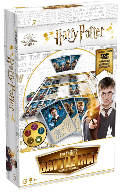Настільна гра Winning Movies Harry Potter Top Trumps Battle Mat (5036905040952) - зображення 1