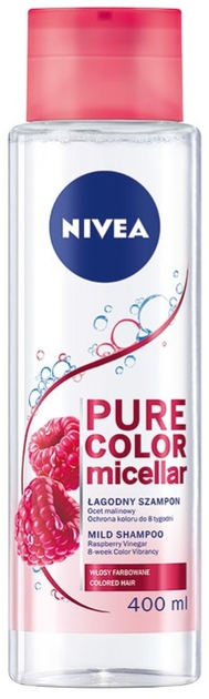 Szampon do włosów Nivea Pure Color Micellar łagodny 400 ml (5900017071480) - obraz 1